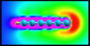 negative molecular ion of C6H