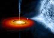 Black hole accreting from blue companion star